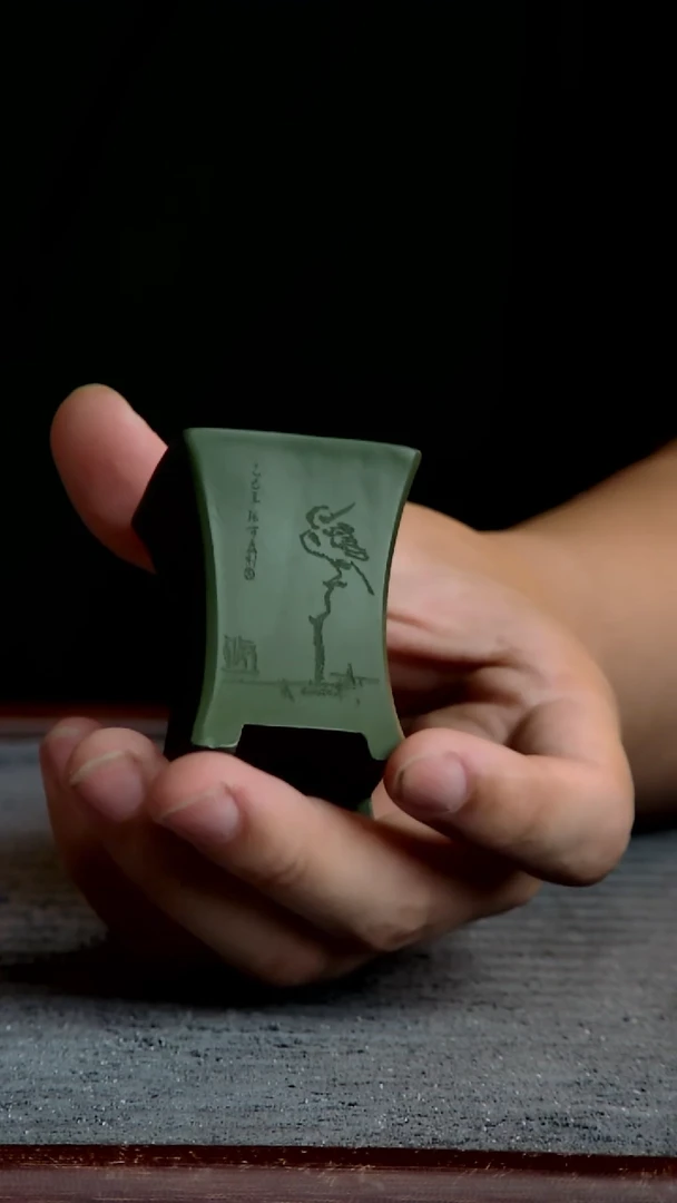 3*4.5内径尺寸紫砂花盆 花瓶