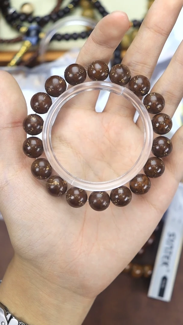 手串紫金鼠大魔王紫金鼠圆珠熊猫12MM