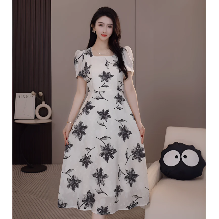 A-1020夏季新款法式时尚修身气质连衣裙