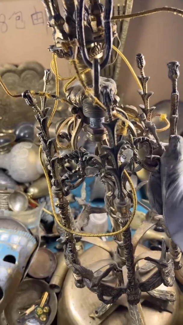 抽**代亿锦铜回流铜器摆件580