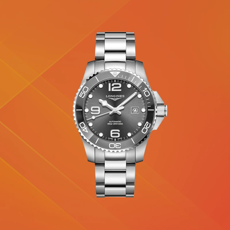 99新 Longines/浪琴 康卡斯系列L3.782.4.76.6机械男表43mm