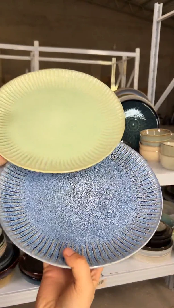 陶瓷外贸尾货瑕疵满20包邮X2大盘