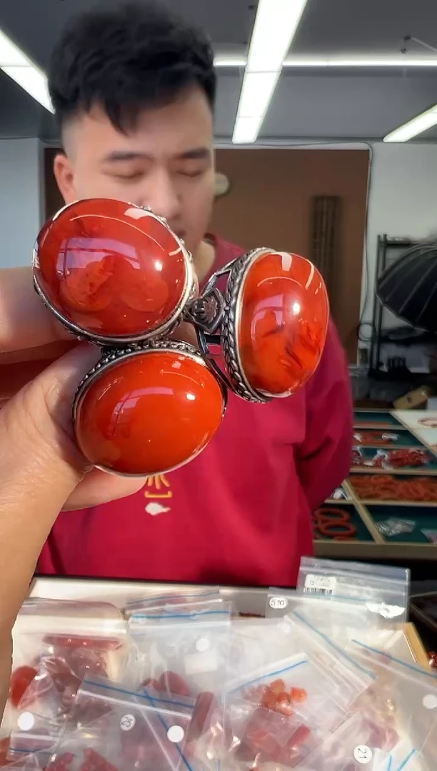 未镶嵌手链南红玛瑙A34南红戒指21mm多样性发其一