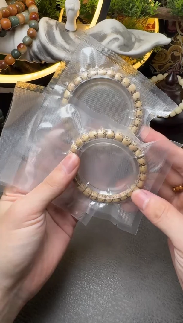 星月菩提手串星月菩提精工直切单圈