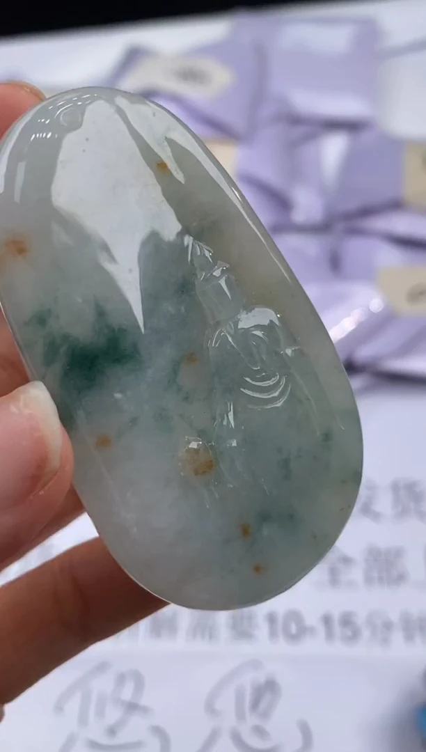 未镶嵌挂件翡翠307724      多人
