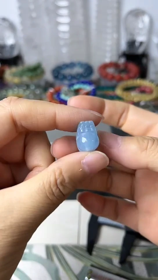 【闪购商品】海蓝宝石颈饰未镶嵌7矿坑