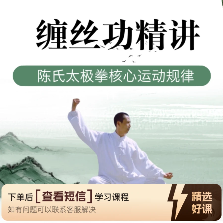 陈氏太极缠丝功精讲（留意短信解锁课程）