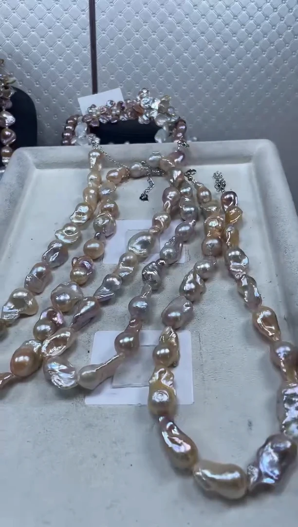 未镶嵌淡水珍珠项链【纯恬珍珠】（多样性发货发一）