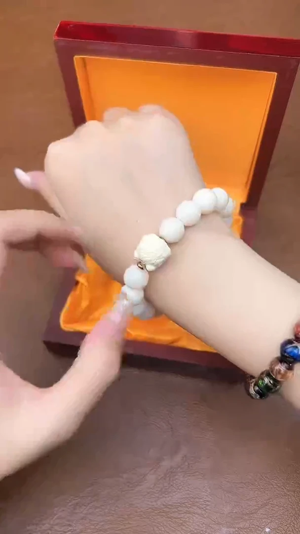 得闲文玩阁白玉菩提链接@@SP014