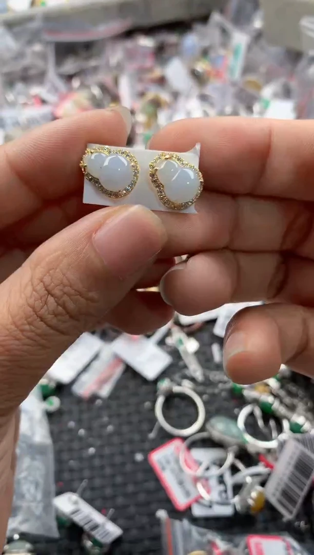 银S925镶嵌戒指翡翠888                  7