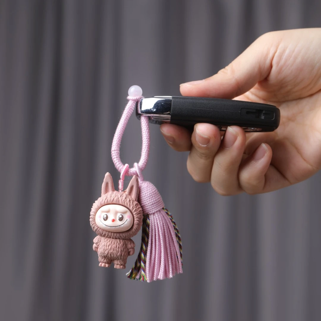 【好运常伴】檀木拉布布小兔创意木质饰品治愈挂件血柏木钥匙扣挂件