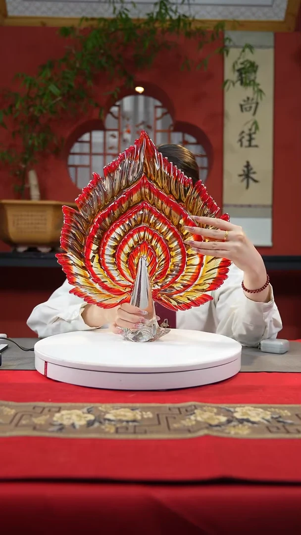 【闪购商品】琉璃手工艺品红金家大业大