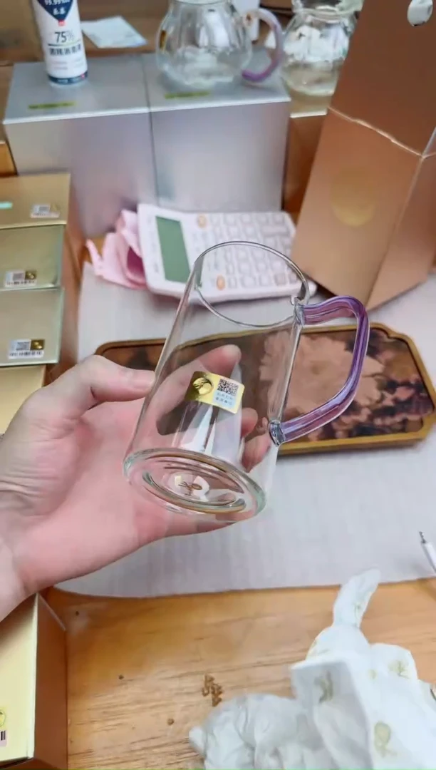 禾器金标清予杯浅紫色