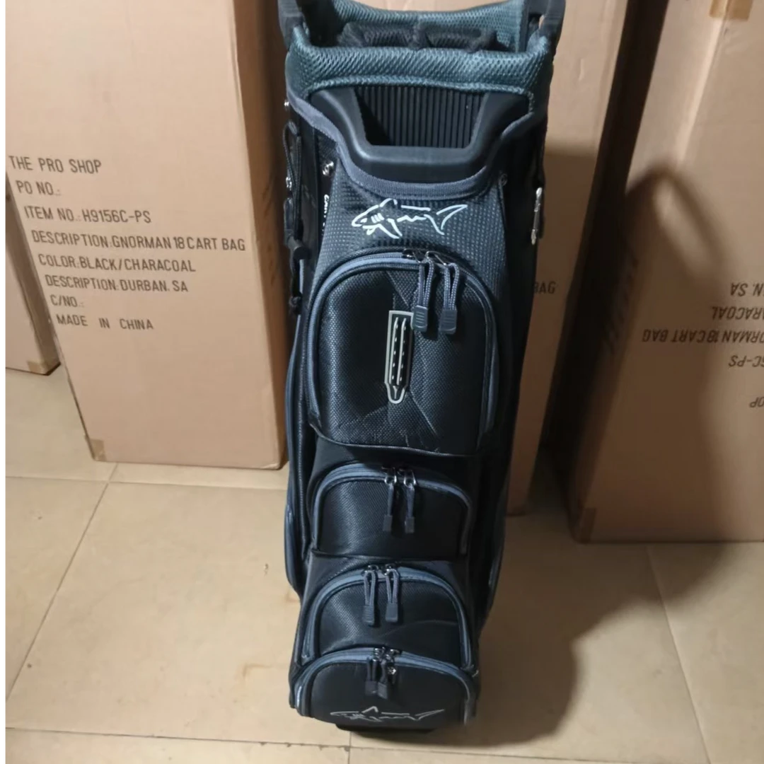 鲨鱼 高尔夫球包 黑色 灰橘 两个颜色可选