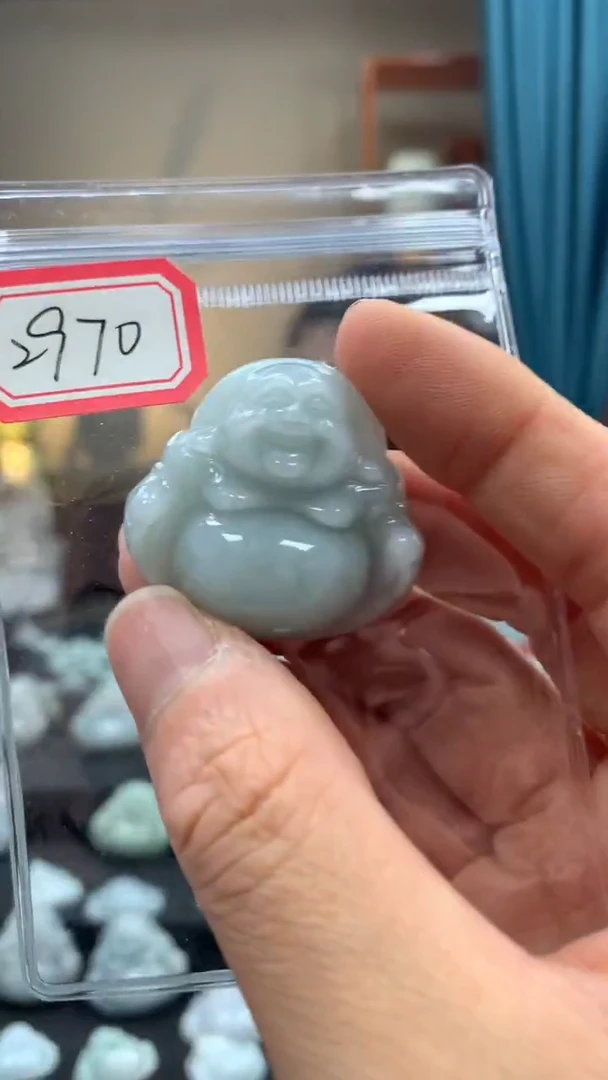 颈饰未镶嵌翡翠佛公2970
