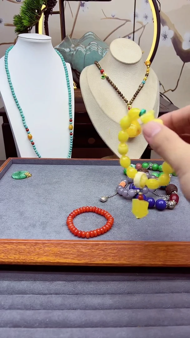 【闪购商品】蜜蜡手链未镶嵌s57`````