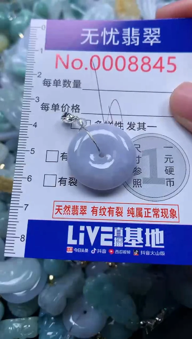 颈饰未镶嵌翡翠8845