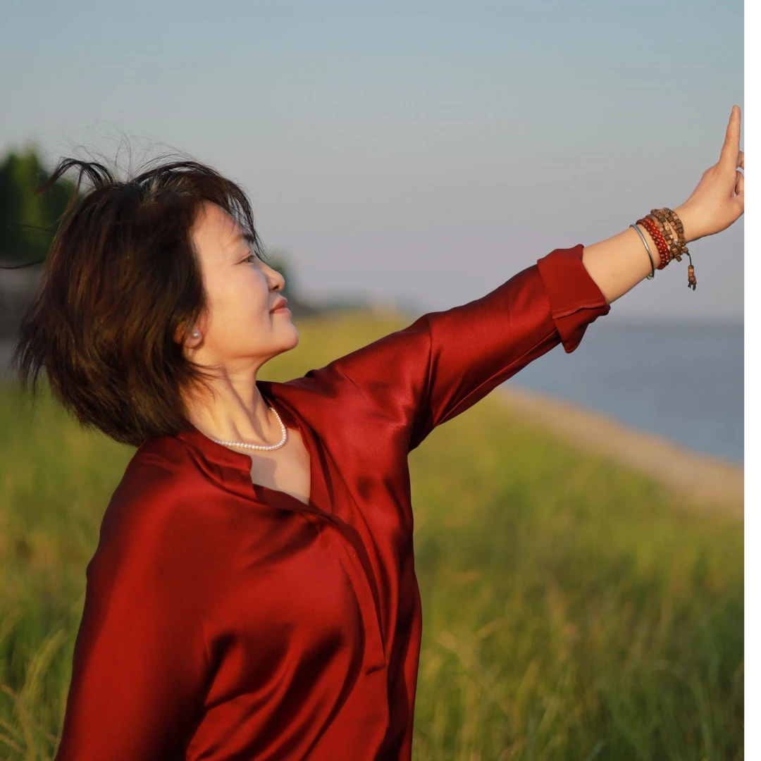 26姆米光泽感一片式女袖口明线长袖衬衫100桑蚕丝缎面绉CS240904