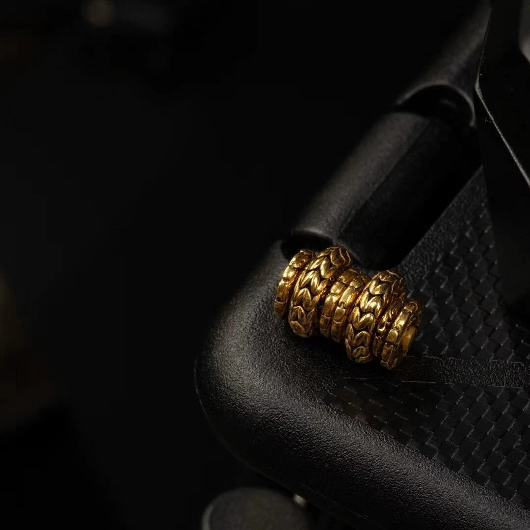 复古高颜值金色万能轴时尚气质百搭精致ins国潮民族风万向轴配件