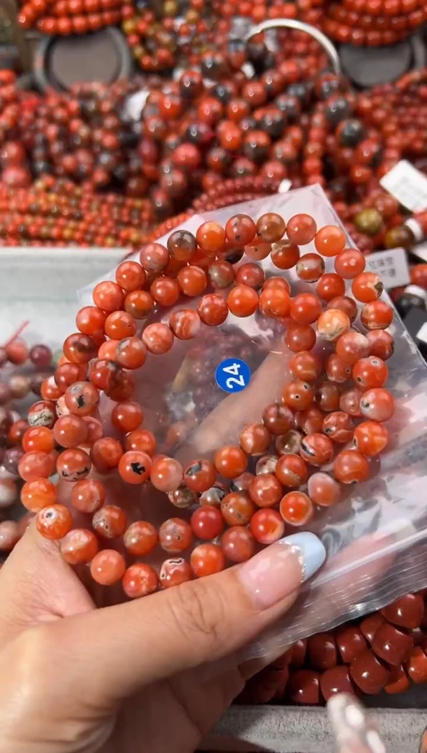 未镶嵌手串南红玛瑙8+