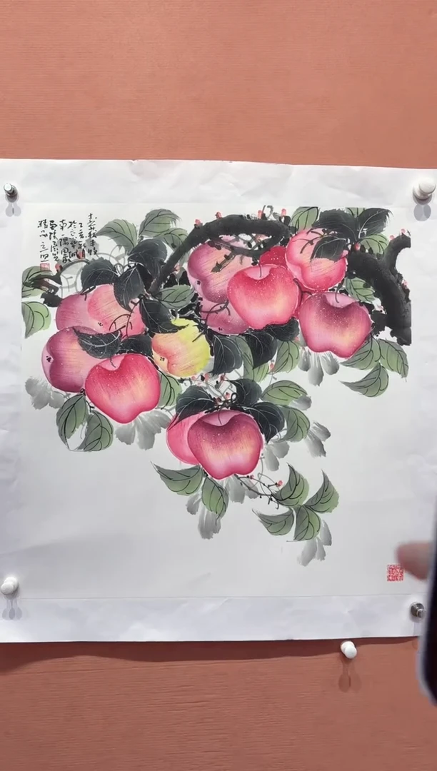 国画用****6师立照老师国画作品