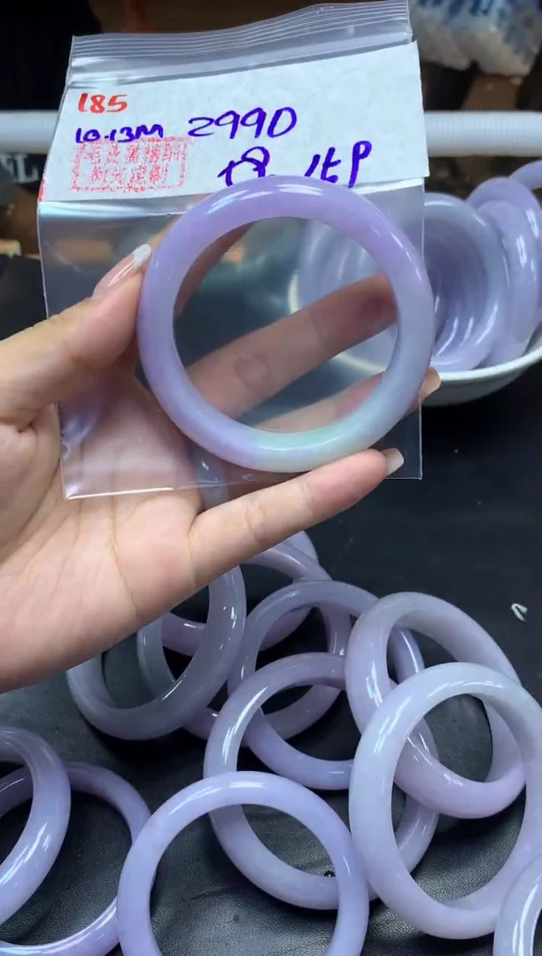 未镶嵌定制翡翠185手镯59+2990元+拍一发一