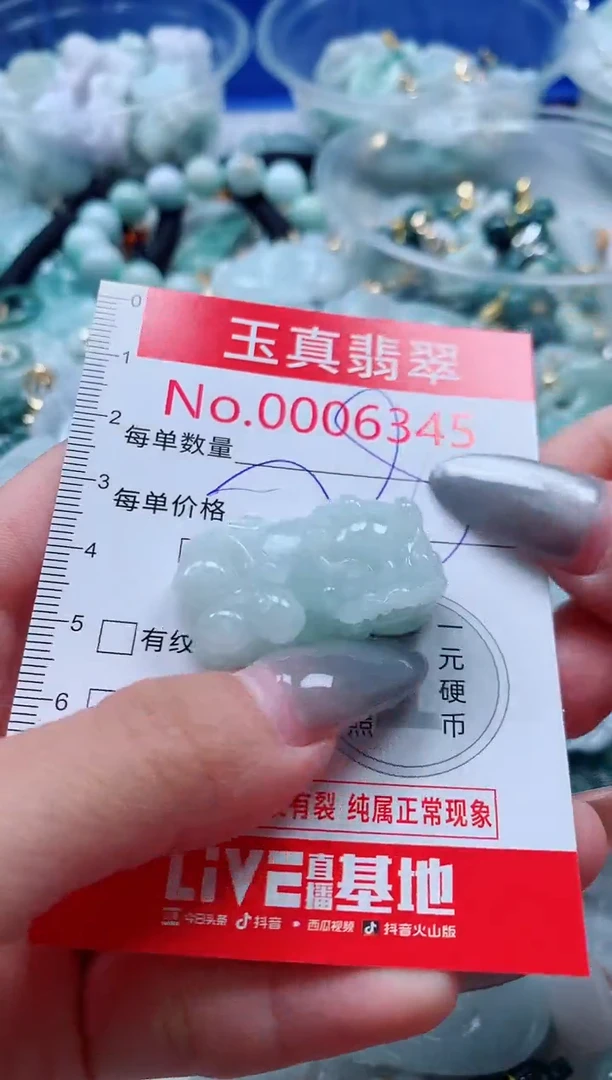 吊坠(不含链)未镶嵌翡翠6345