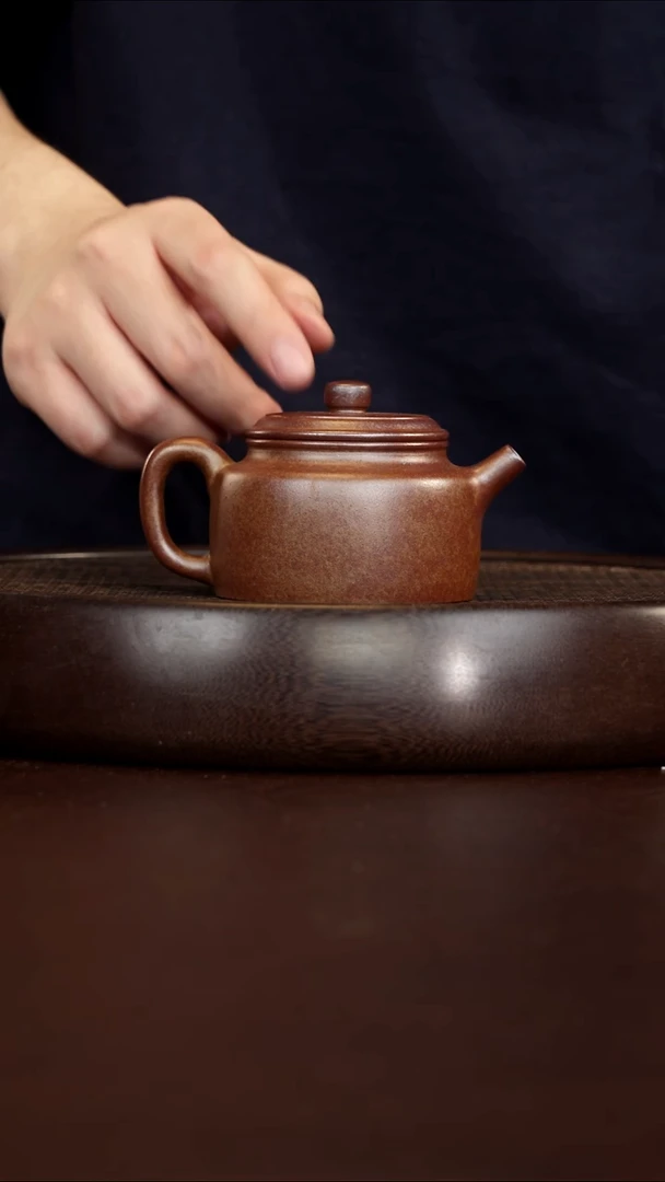 紫砂茶壶柴烧古龙沉香泥德钟200c
