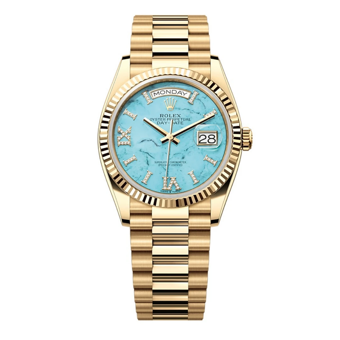 99新 Rolex/劳力士 哈奢馆/潮人/劳力士/星期日历128238/21年全套