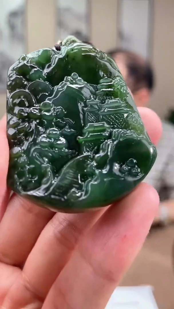 和田玉未镶嵌颈饰多样性拍一发一080097