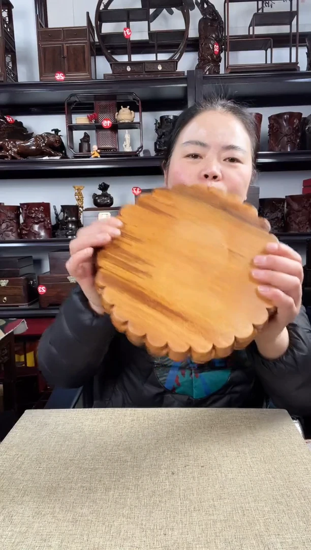 木老李红木工艺品394瑕疵