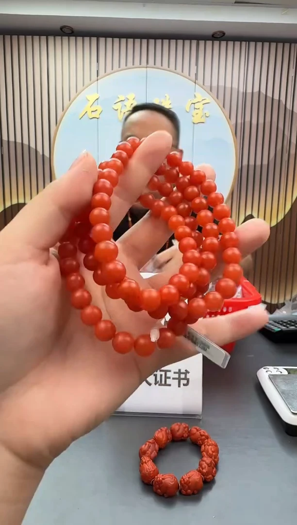 未镶嵌多圈南红玛瑙015ZB1120产品一个