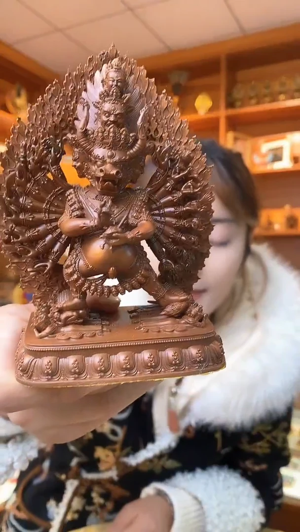 【闪购商品】泥塑大威德-与实物略有差异介意者慎拍