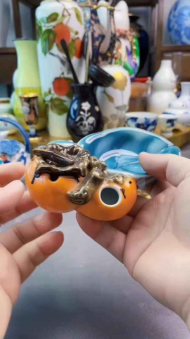 瓷片有田烧柿子盘