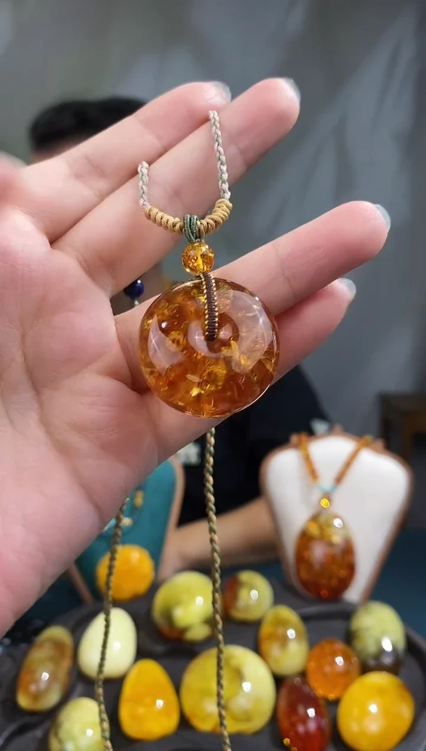 裸石琥珀未镶嵌基地发货 一物一证 顺丰包邮