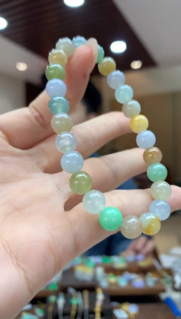 未镶嵌手串翡翠手串