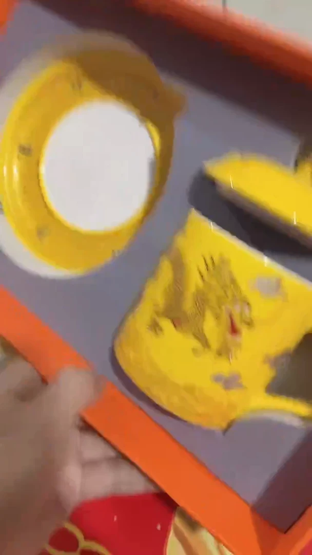 瓷片德艺茶器直播间@@办公杯龙黄