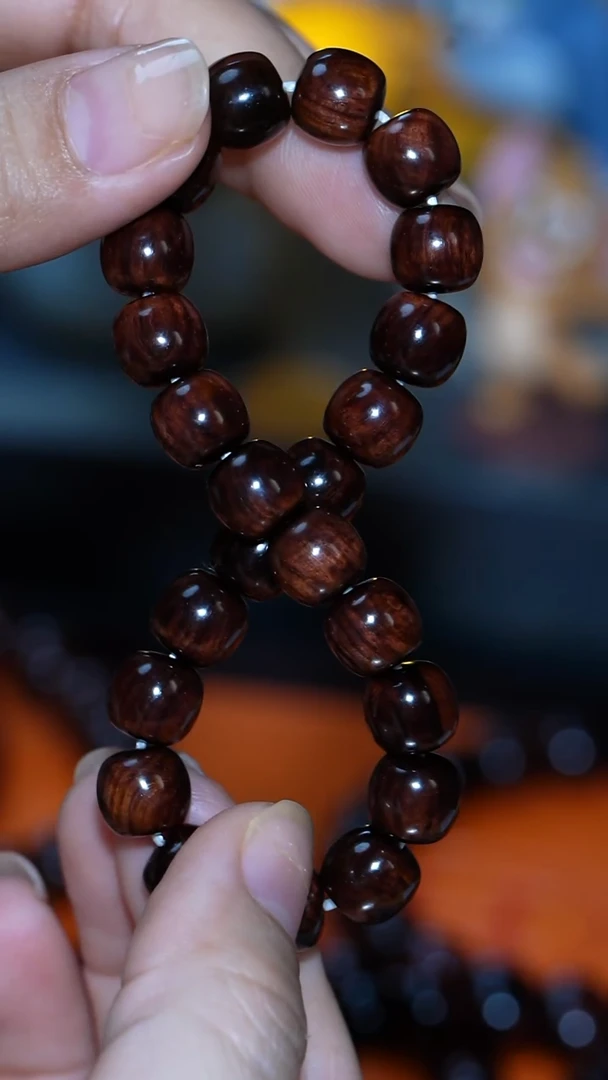 手串/手链黄花梨/降香黄檀【MOYU】海南黄花梨 9*9.6文玩潮款手串