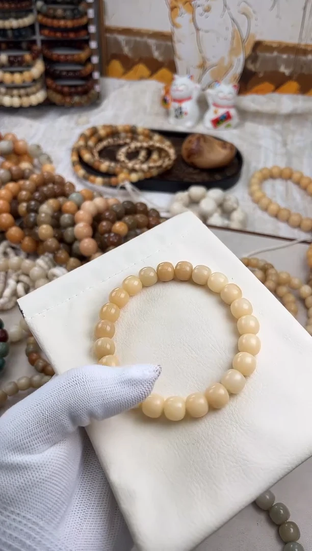 菩提根/象牙果手串a679卡11 干磨三高