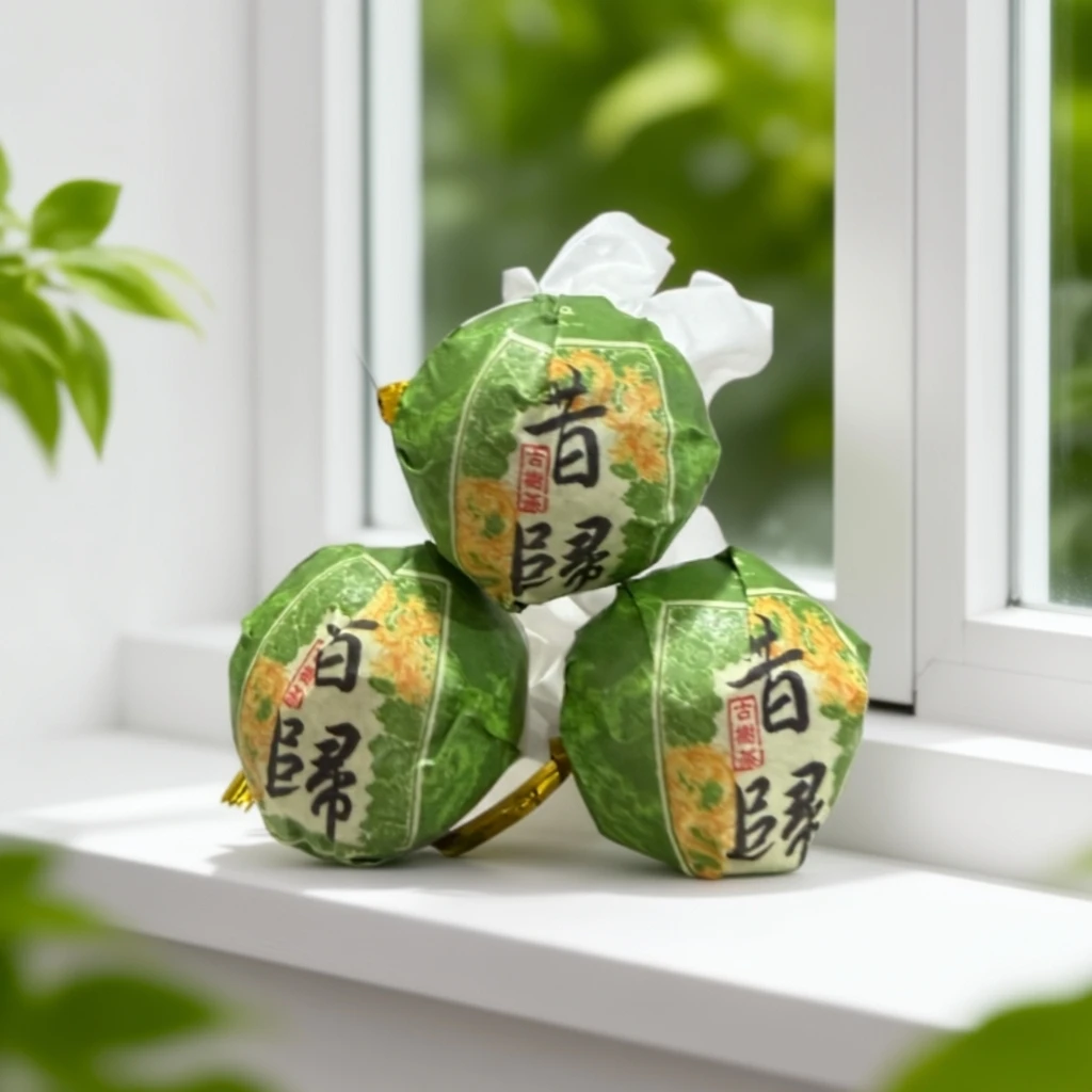 2023年 忙麓山【昔归古树单株】龙珠 8克/颗(临沧茶区)