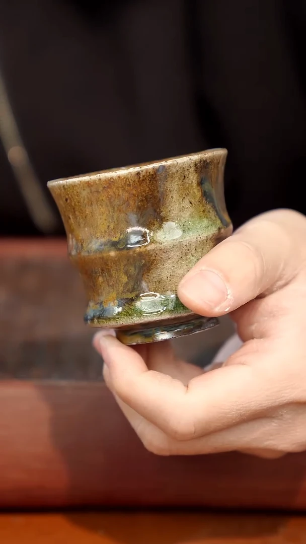陶瓷奢瓷/瑞寅柴烧茶器（杯子）192瑕疵