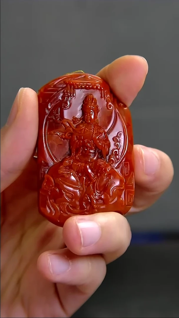 未镶嵌雕刻南红玛瑙021ZB0923产品一个