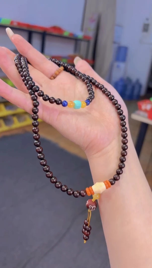 【闪购商品】小叶紫檀手串/手链   6mm小叶紫檀108颗