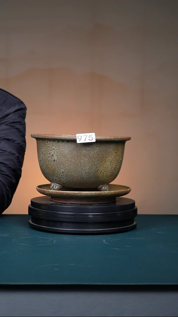 摆件瓷闲***?975号云足盆368圆盆150圆