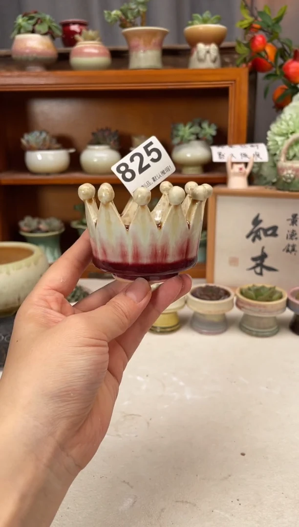 瓷片825知木小芳花盆
