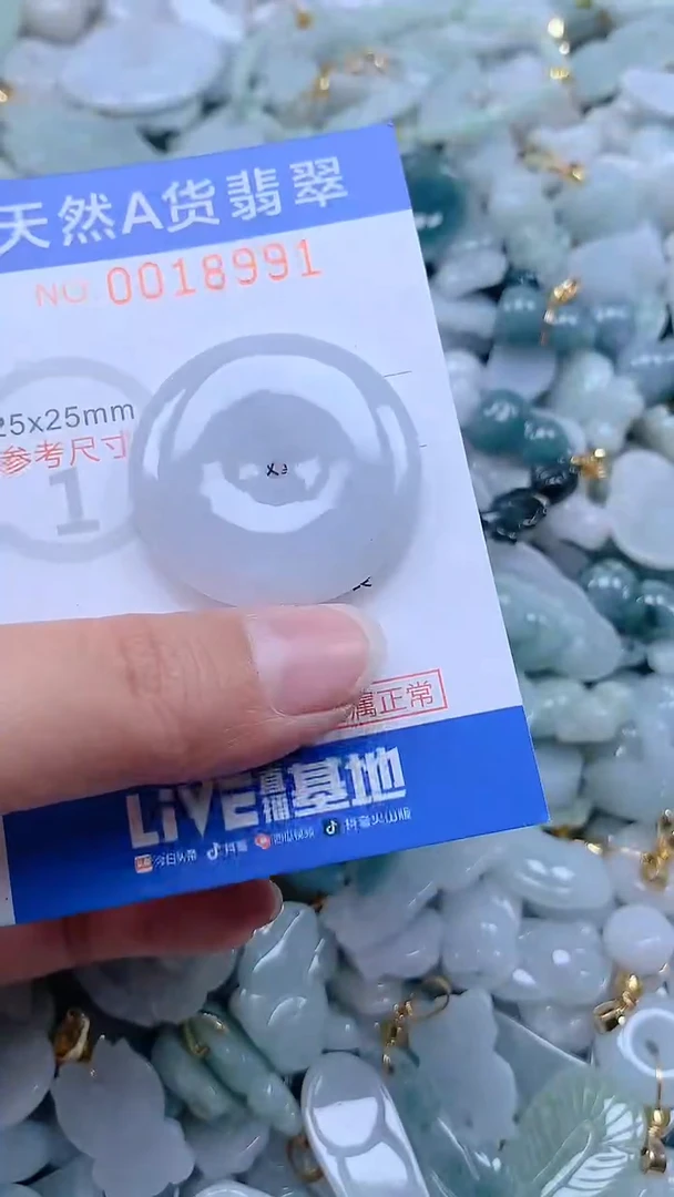 翡翠未镶嵌吊坠(不含链)1