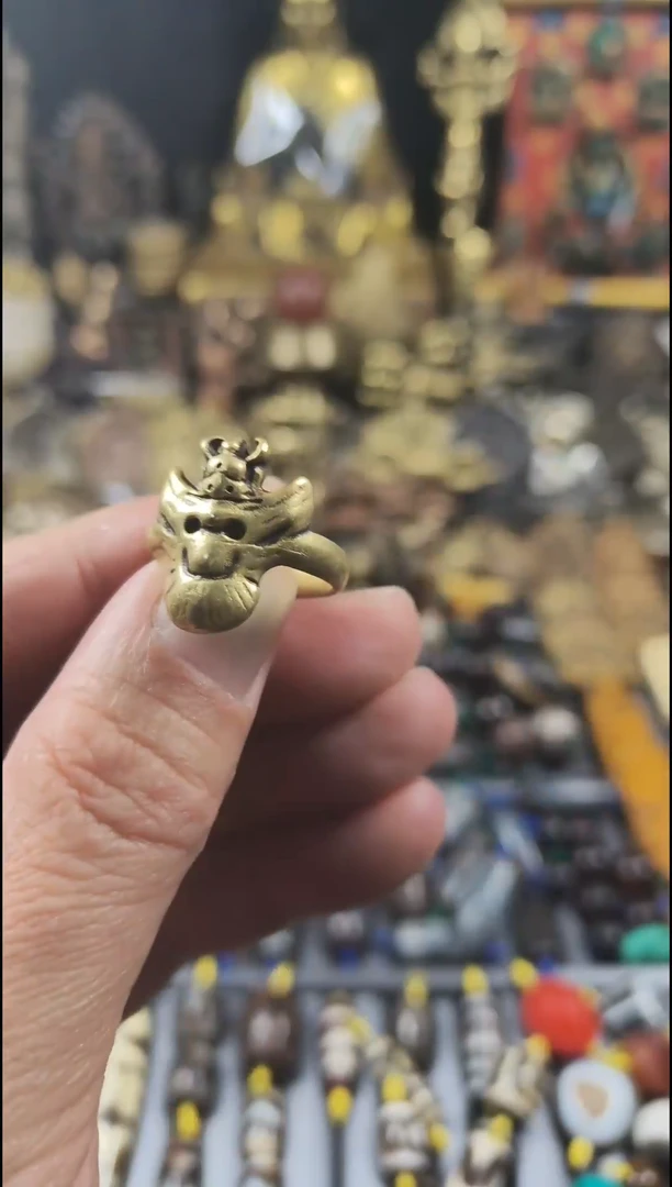 放漏 大鹏鸟戒指孤品