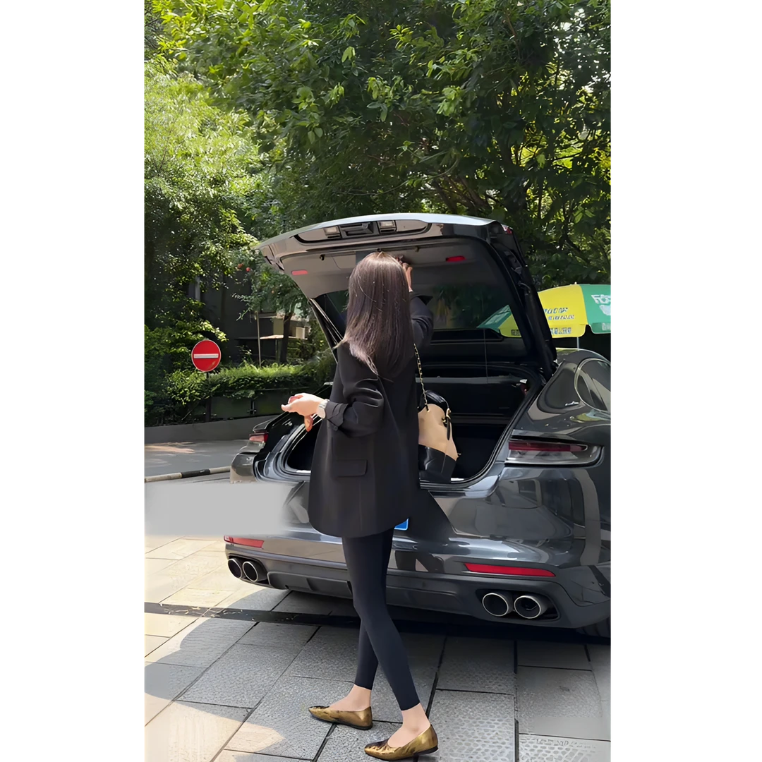 【名衣扬】V领醋酸西服~2025秋款V领无扣时尚显瘦气质小个子西服