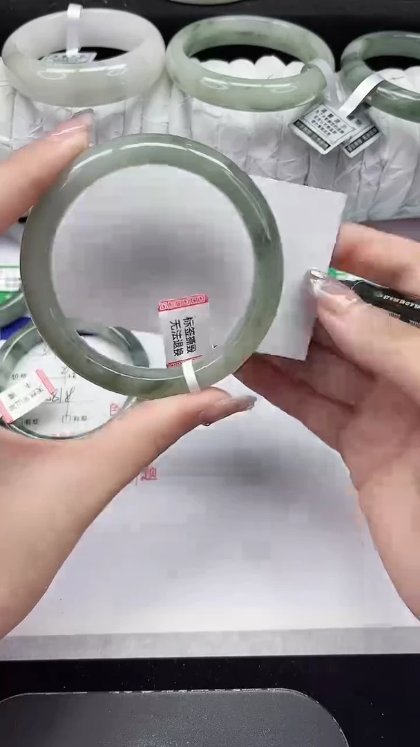 未镶嵌手镯石英质玉308-58/59