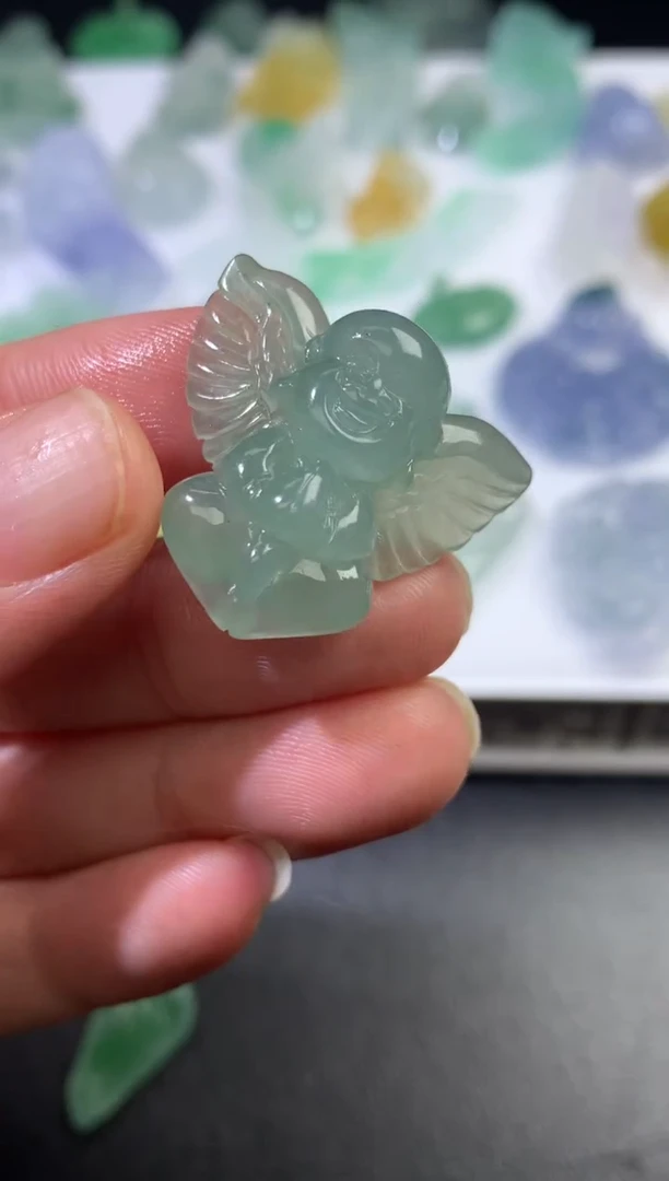 未镶嵌定制翡翠毛货